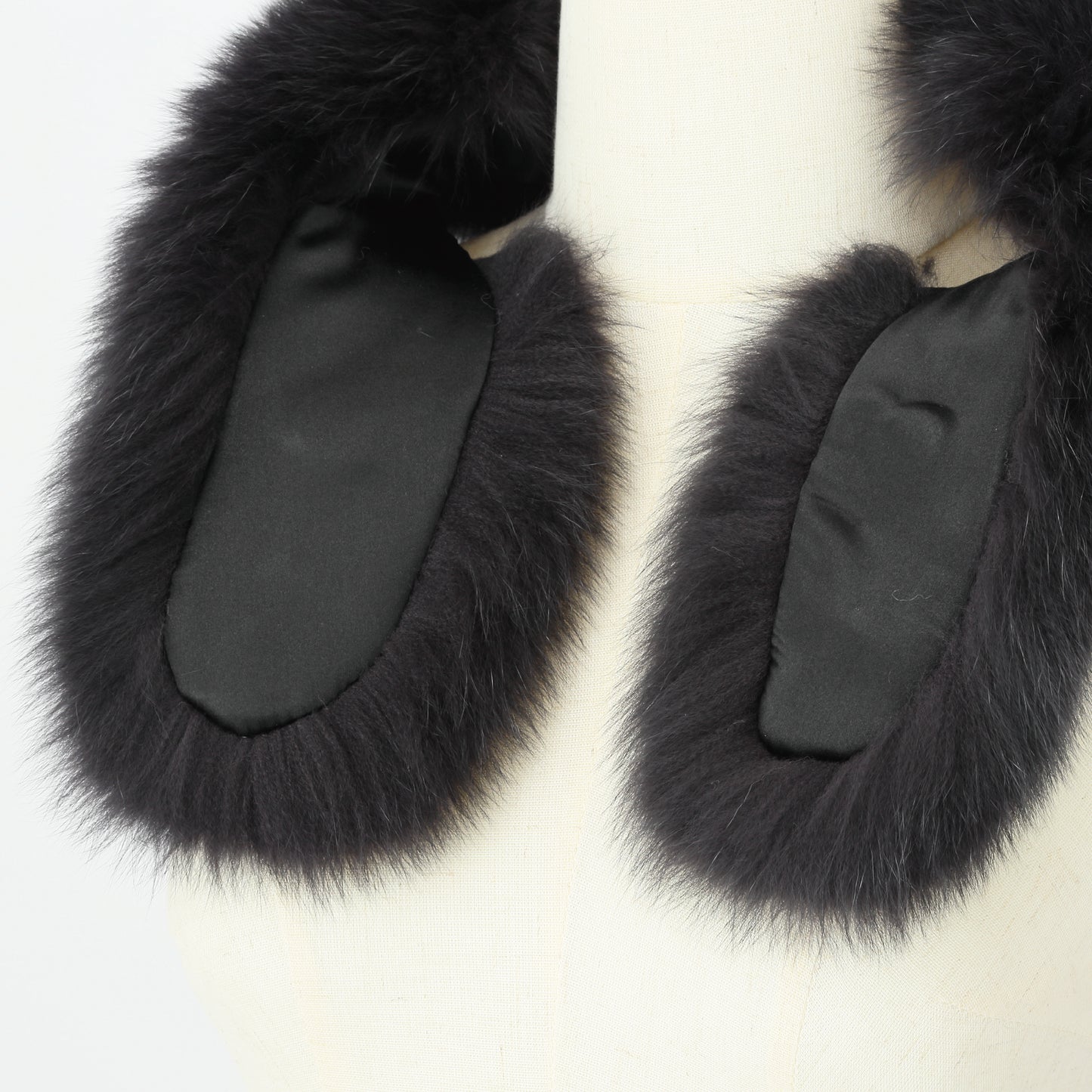 S-02 ファースカーフ ネイビーブラック