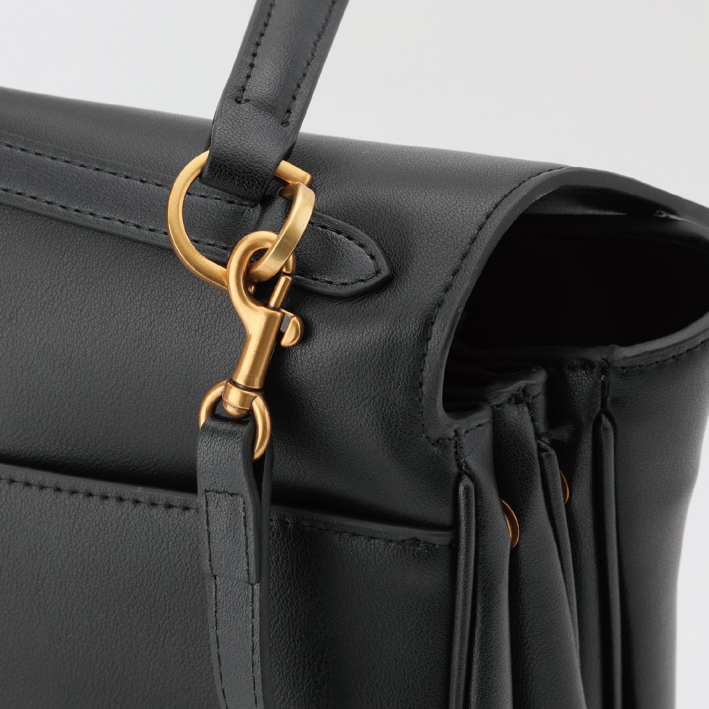 B-08　RWG　ブラック（金具ゴールド）　ワイド