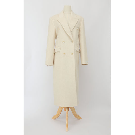 C-01　コート アイボリー ロングコート