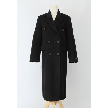 C-07　コート　ブラック　ロングコート