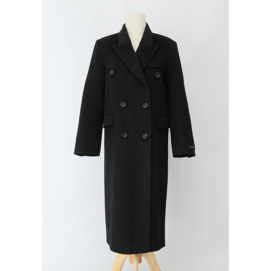 C-07　コート　ブラック　ロングコート