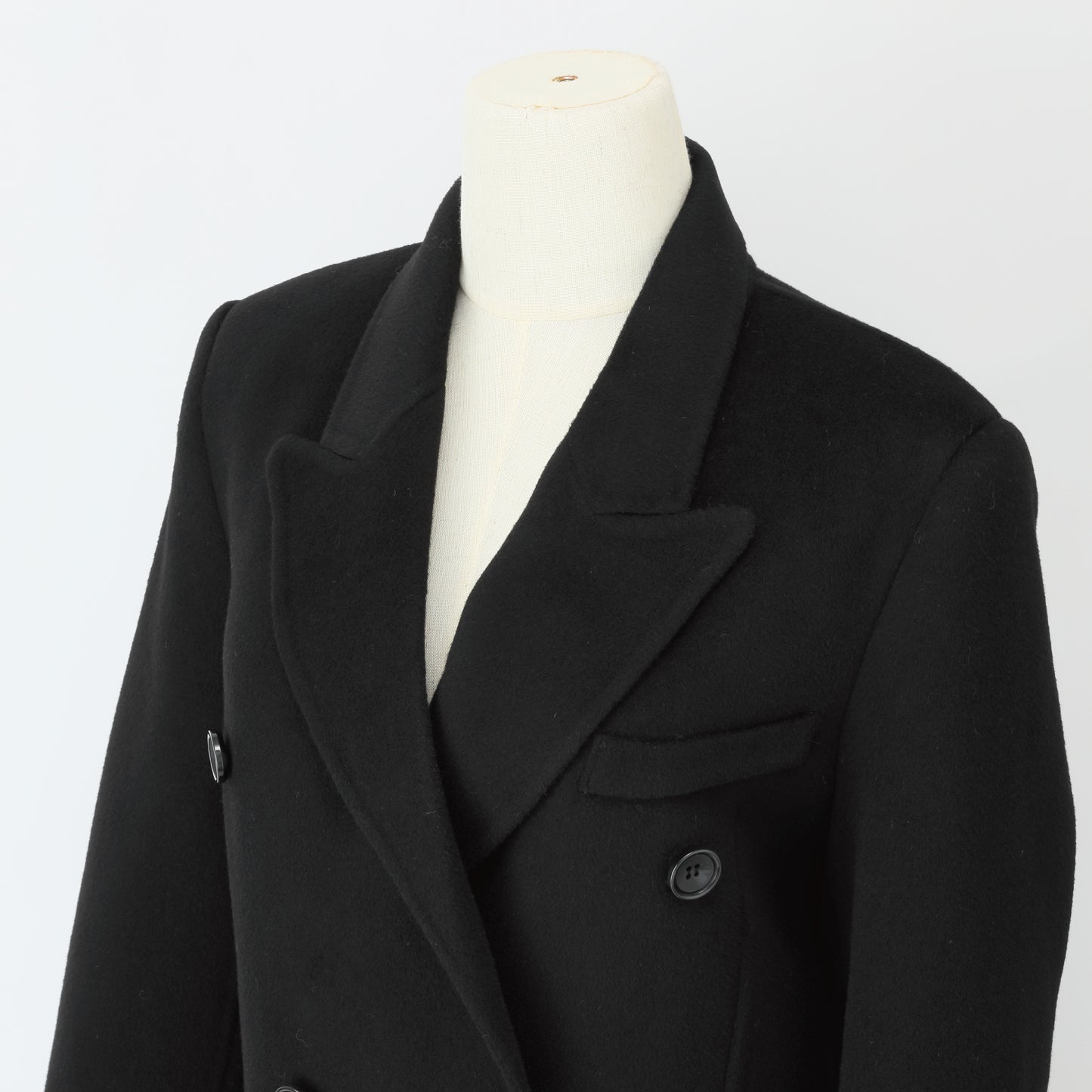 C-07　コート　ブラック　ロングコート