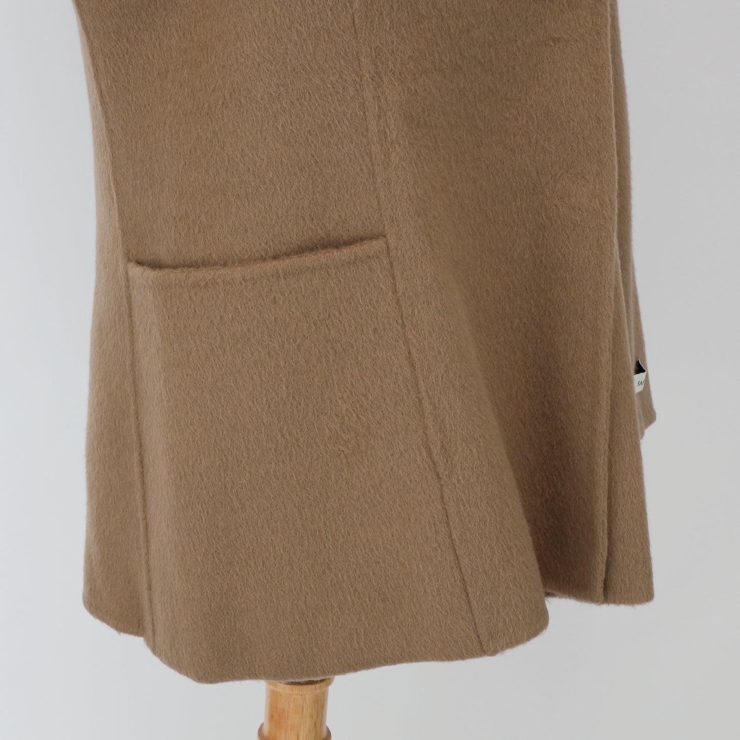 J-06　ジャケット　キャメル　ノーカラー