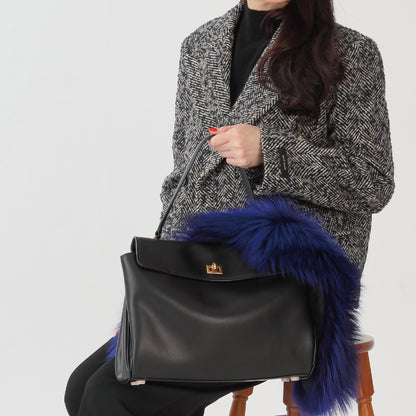 J-02　ジャケット　ブラック　ツイード ダブル