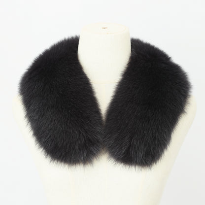 S-02　ファースカーフ　ネイビーブラック