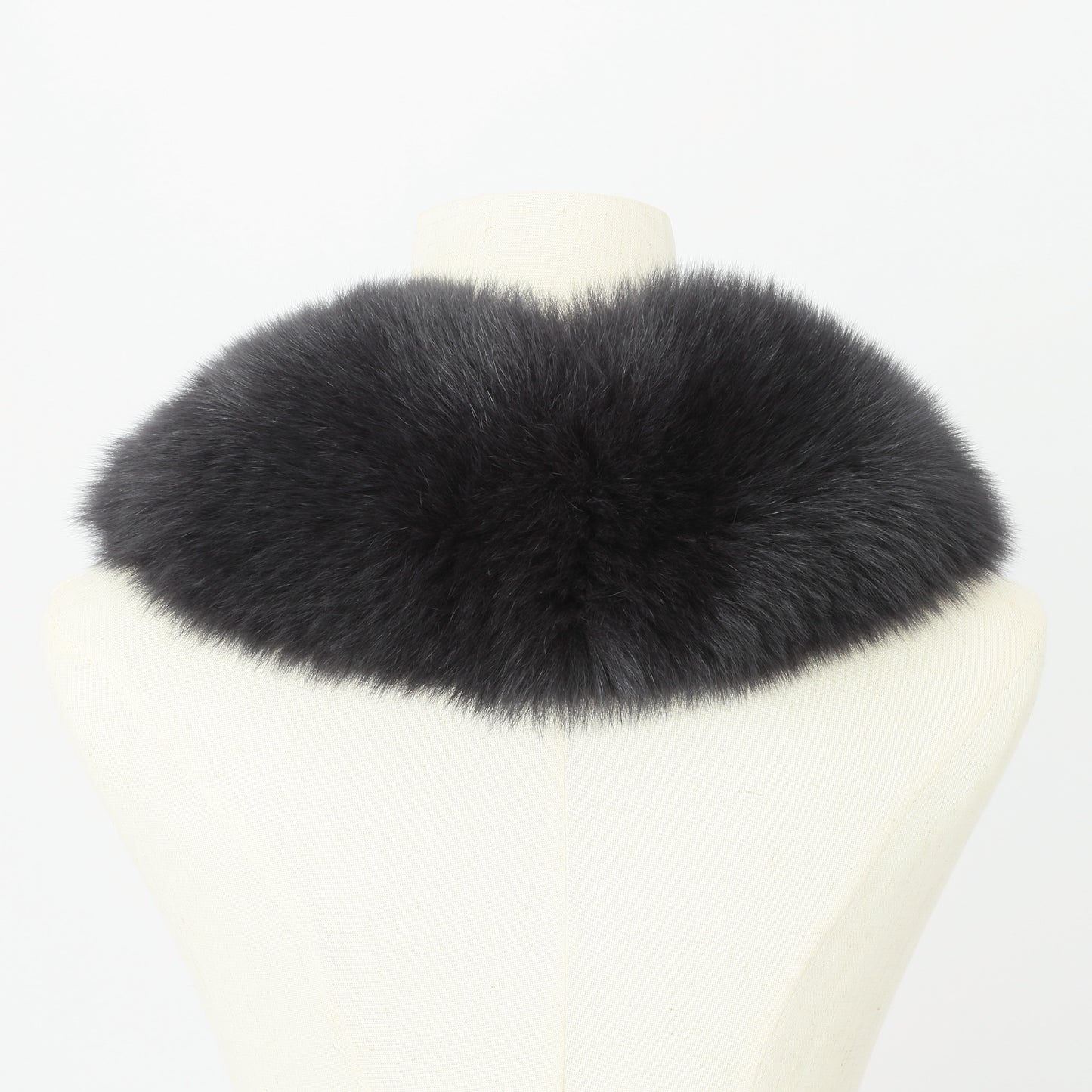 S-02　ファースカーフ　ネイビーブラック