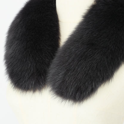 S-02　ファースカーフ　ネイビーブラック