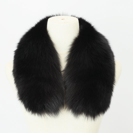 S-04　ファースカーフ　ブラック