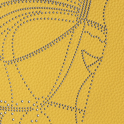 T-02　アクセサリートレイ（馬柄）　パンチング　抹茶グリーン　中皿